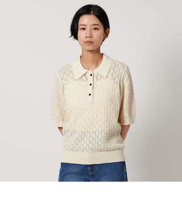 ＜CITEN＞レースアミニットポロシャツ