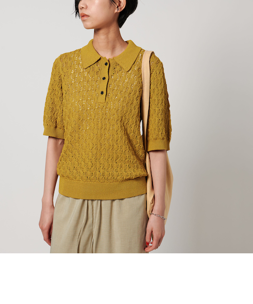 ＜CITEN＞レースアミニットポロシャツ