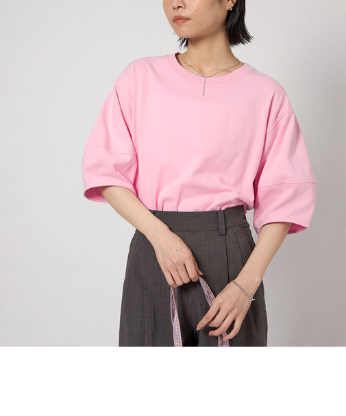 ＜CITEN＞フォルムスリーブハーフスリーブT