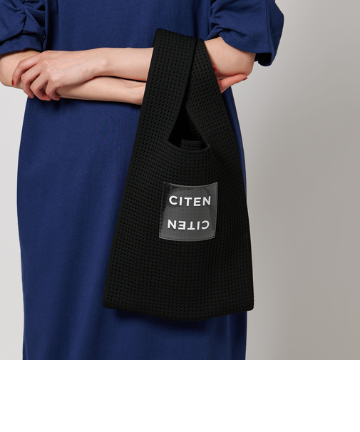 ＜CITEN＞CITENサマーニットクリアロゴショッパー