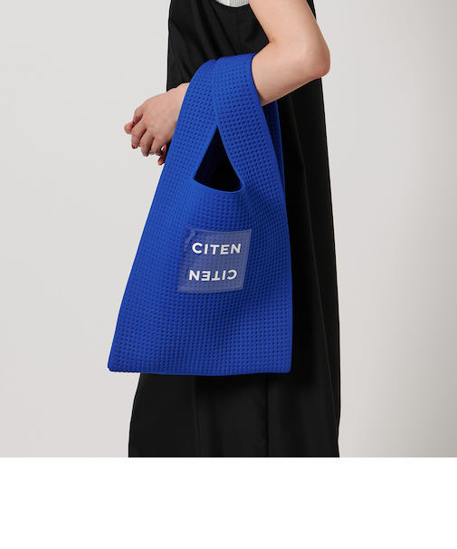 ＜CITEN＞CITENサマーニットクリアロゴショッパー