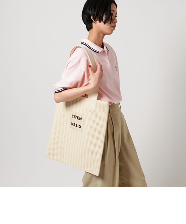 ＜CITEN＞CITENサマーニットクリアロゴトート