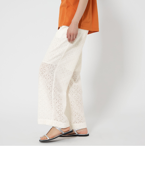 ＜CITEN＞レースイージーパンツ