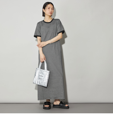 ＜CITEN＞ボーダートリムハーフスリーブワンピース