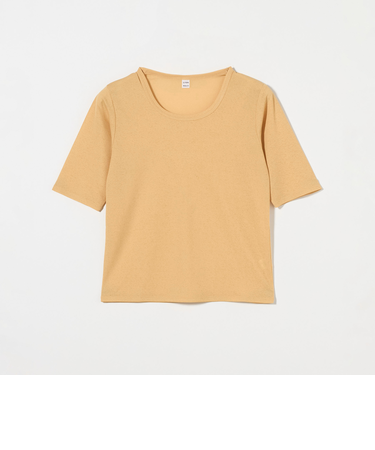 ＜CITEN＞エッセンシャルシアーハーフスリーブユルT