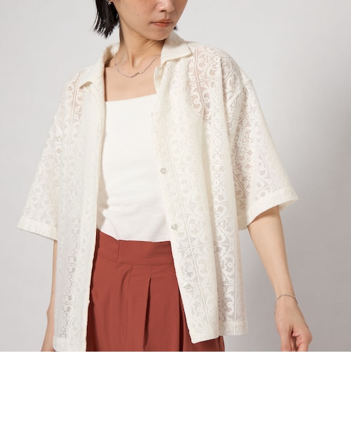 【OFF WHITE】サンドウォッシュ フード シャツ サンドウォッシュ フード シャツ