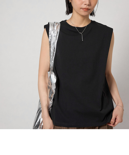 CITEN＞タックノースリーブトップ