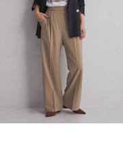 ＜at ease＞オルマイ ワイド パンツ -マシンウォッシャブル・ストレッチ・帯電防止-