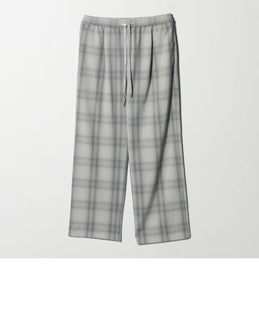 チェック イージーワイドパンツ ＜A DAY IN THE LIFE＞