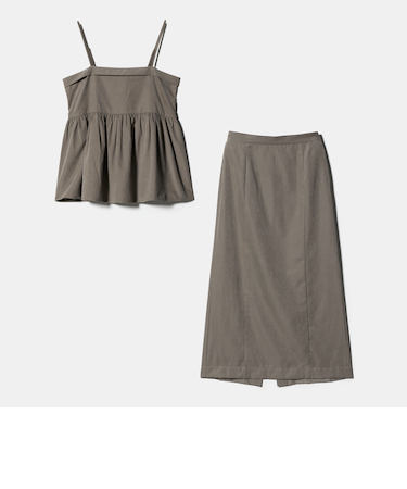 ピーチ キャミ＋スカート ‐ウォッシャブル‐＜A DAY IN THE LIFE＞