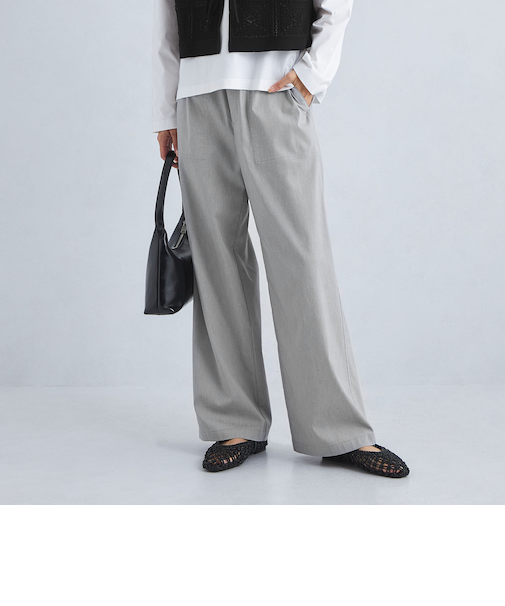 ［size SHORT/TALLあり］オルマイ LI/MIX ベイカー パンツ