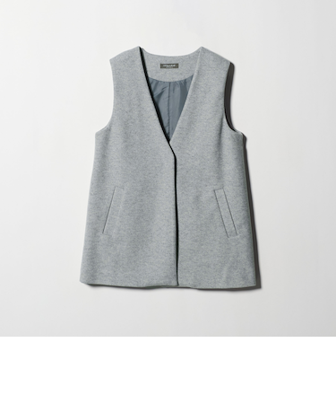 ニットメルトン ミドルジレ ＜A DAY IN THE LIFE＞