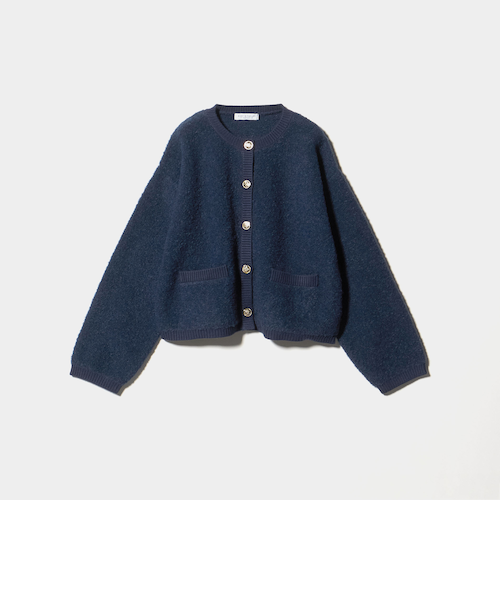 タグ付き新品 ✨【ユナイテッドアローズ】カーディガン　ロイヤルブルー　金ボタン タグ付き新品 ✨【ユナイテッドアローズ】カーディガン ロイヤル