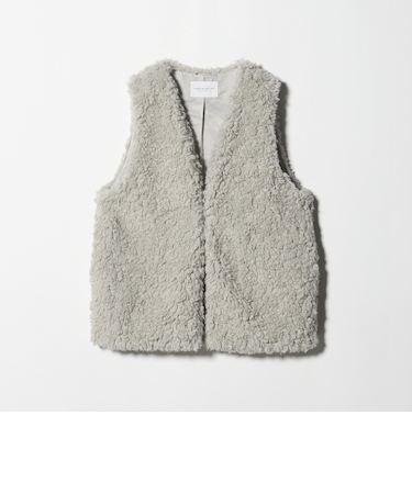 フェイクファーベスト ＜A DAY IN THE LIFE＞