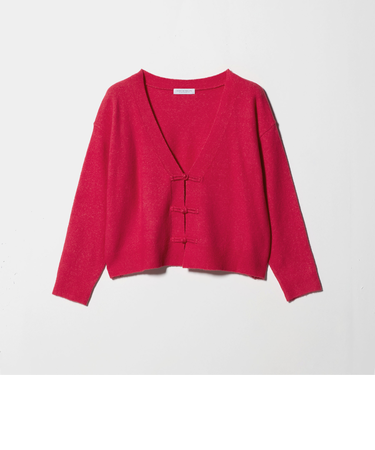 チャイナボタン カーディガン ＜A DAY IN THE LIFE＞