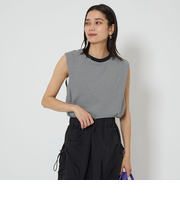 ショルダータック ノースリーブ プルオーバー カットソー