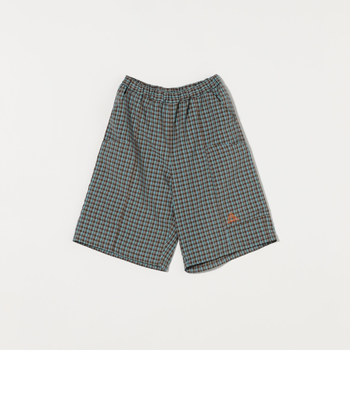 チェック ビッグポケット ショートパンツ / キッズ  140cm-160cm