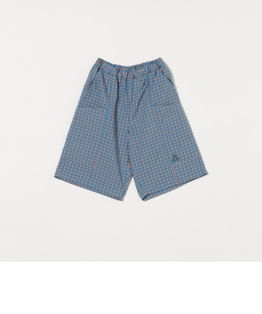 チェック ビッグポケット ショートパンツ / キッズ  140cm-160cm