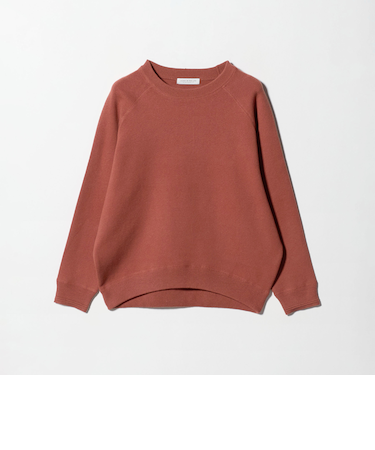 スウェットライク ラグランニット ＜A DAY IN THE LIFE＞