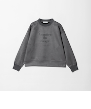 スエードライク プリントクルーネックT ＜A DAY IN THE LIFE＞