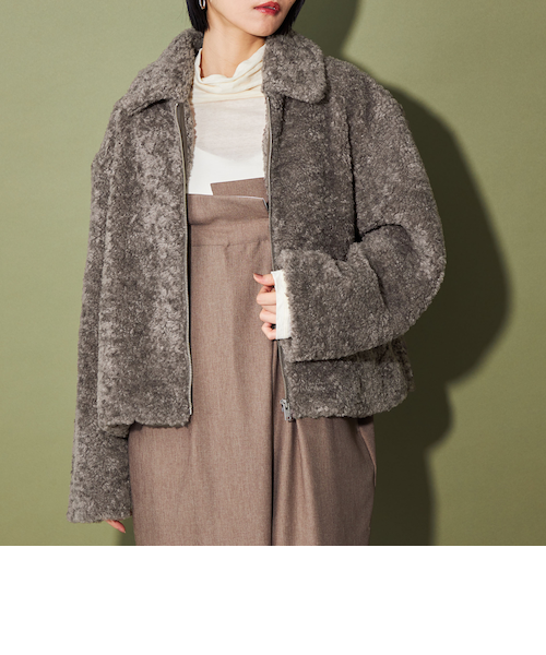 CITEN＞ボアショートブルゾン｜ユナイテッドアローズ アウトレットの