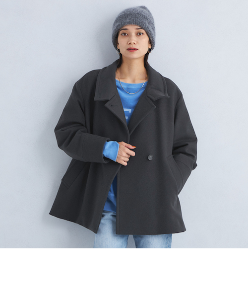 SENTDALE WOOL スタンドカラー ミドル コート 3600024F1362_m1_a015.jpg