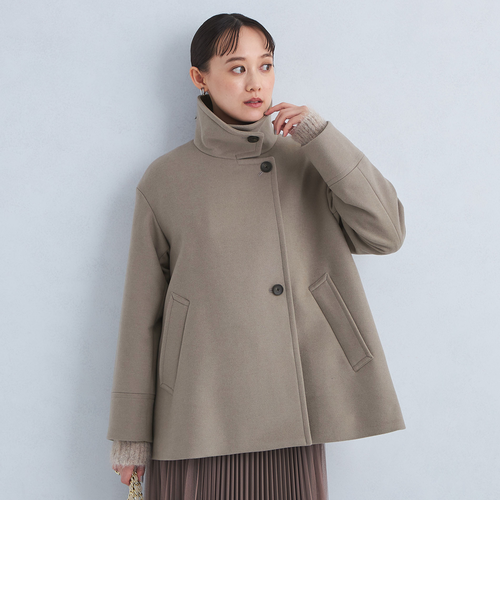 SENTDALE WOOL スタンドカラー ミドル コート SENTDALE WOOL スタンドカラー ミドル コート 2