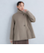 ［size SHORT/TALLあり］SENTDALE WOOL スタンドカラー ミドル コート
