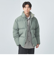 DICROS キルト スタンド ダウンブルゾン