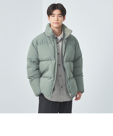 DICROS キルト スタンド ダウンブルゾン