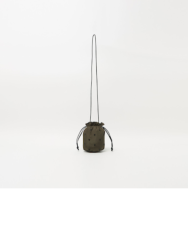 ハートビーズ 巾着バッグ <A DAY IN THE LIFE>