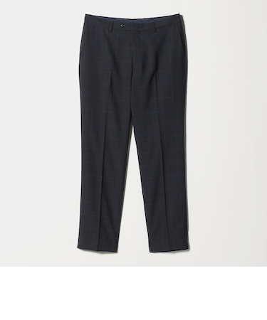 ウールライク ドビー ウィンドウペイン スラックス-セットアップ対応・ウォッシャブル-＜A DAY IN THE LIFE＞