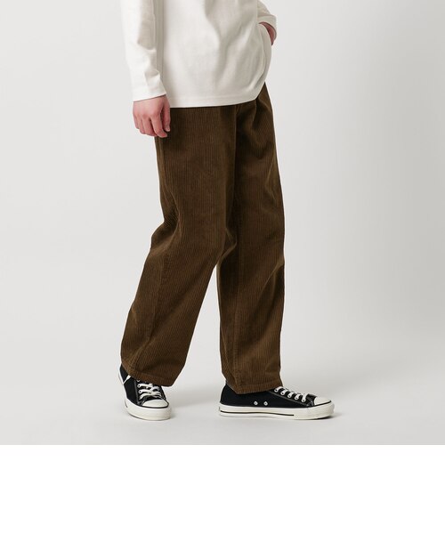【BEIGE】コーデュロイ バギー テーパード イージーパンツ BEAMS（ビームス）コーデュロイ バギー テーパード イージーパンツ