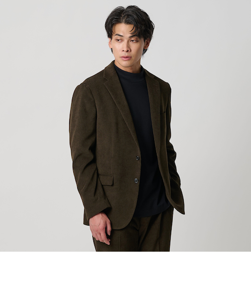 コーデュロイ 2ボタンジャケット-セットアップ対応