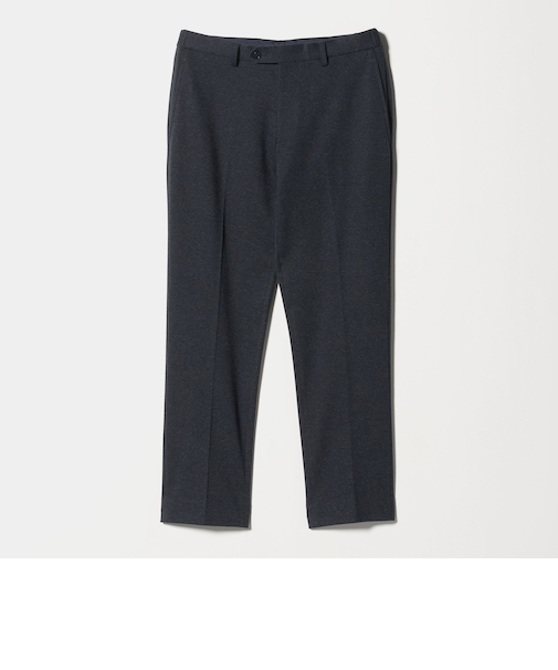 メランジ ジャージーツイル ノープリーツ スラックス-セットアップ対応-<A DAY IN THE LIFE>