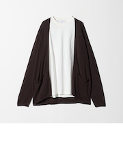 ハイゲージ カーディガン＋Tシャツ -セットアイテム・ハンドウォッシャブル-＜A DAY IN THE LIFE＞