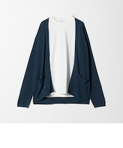 ハイゲージ カーディガン＋Tシャツ -セットアイテム・ハンドウォッシャブル-＜A DAY IN THE LIFE＞