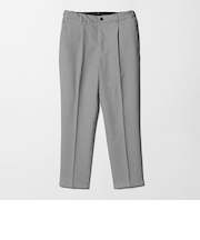 ウールライク パターン 1プリーツ イージーパンツ＜A DAY IN THE LIFE＞