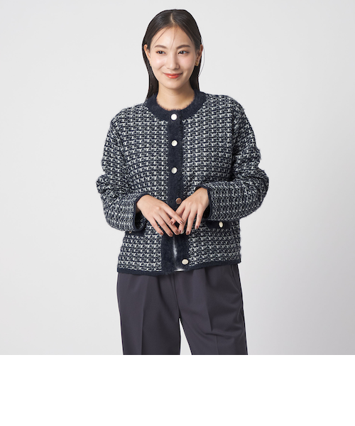 ツイードライク カーディガンジャケット ＜A DAY IN THE LIFE