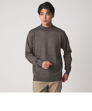 テンジク ボーダー モックネック ニット-ウォッシャブル-＜A DAY IN THE LIFE＞