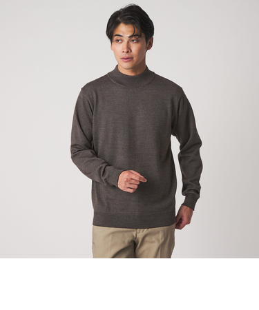 テンジク ボーダー モックネック ニット-ウォッシャブル-<A DAY IN THE LIFE>