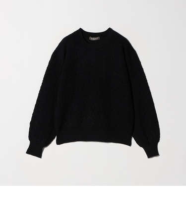 パフジャガード クルーネックニット ‐ウォッシャブル‐<A DAY IN THE LIFE>