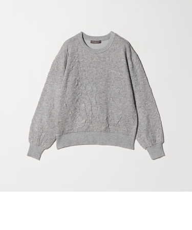 パフジャガード クルーネックニット ‐ウォッシャブル‐＜A DAY IN THE LIFE＞