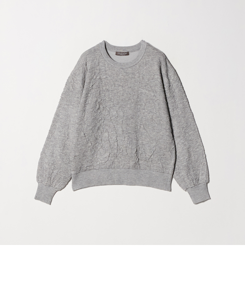 パフジャガード クルーネックニット ‐ウォッシャブル‐＜A DAY IN THE LIFE＞