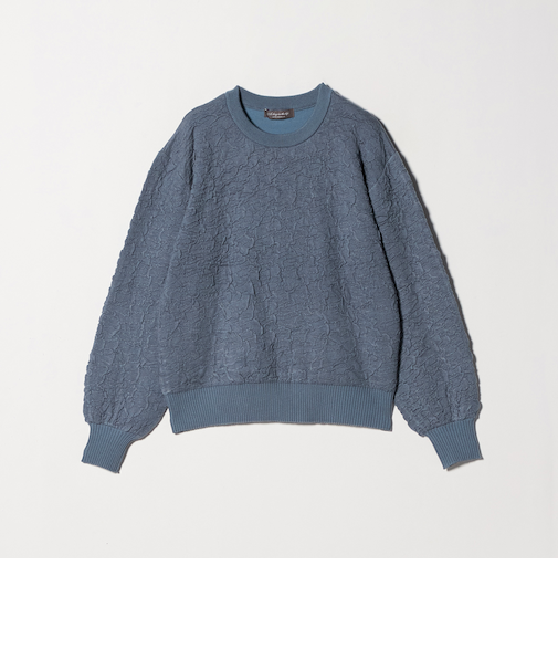 パフジャガード クルーネックニット ‐ウォッシャブル‐＜A DAY IN THE LIFE＞