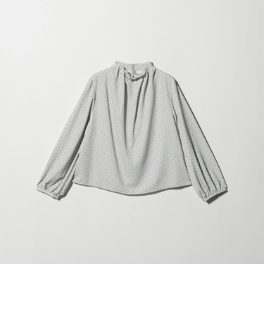 ネックギャザーブラウス <A DAY IN THE LIFE>