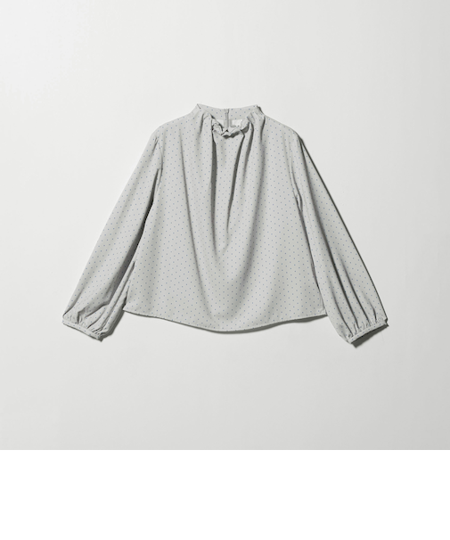 ネックギャザーブラウス <A DAY IN THE LIFE>