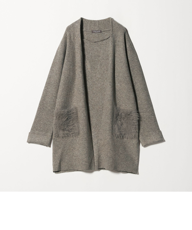 ファーポケット ロングカーディガン ＜A DAY IN THE LIFE＞