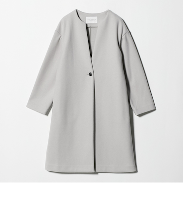 ニットメルトン キーネックコート <A DAY IN THE LIFE>