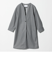 ニットメルトン キーネックコート ＜A DAY IN THE LIFE＞